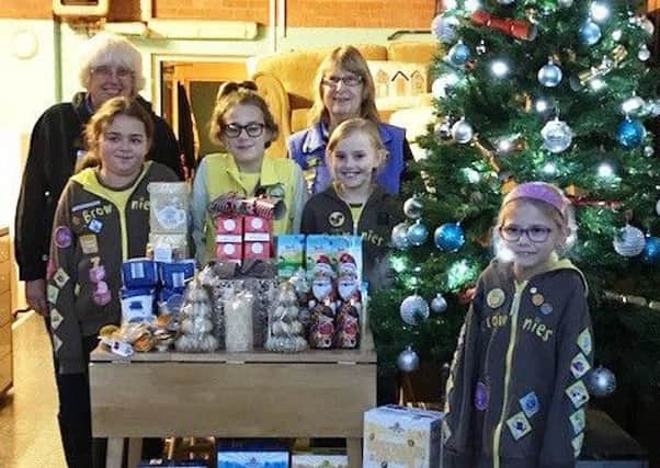 Leaders Jean Shapcott (Eagle Owl) and Patricia Wilkins (Brown Owl) are pictured with Brownies Abigail Harriman, Skye Rowan, Summer Masefield and Ruby Masefield.