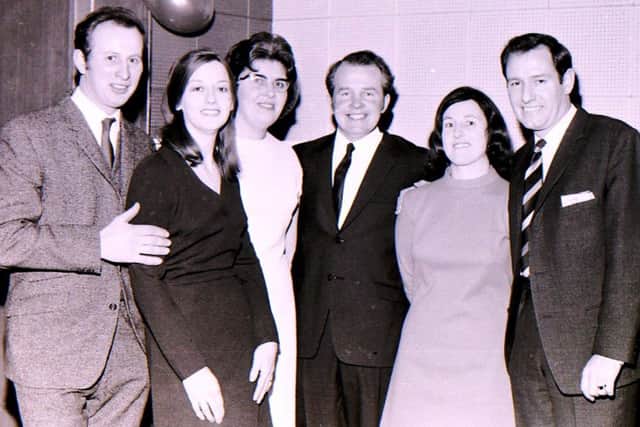 Do you know any of these revellers at the traditional New Year's Eve dance at Rauceby Hospital in 1969/1970? EMN-181228-143401001