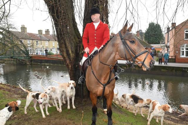 Blankney Hunt meet in East Gate car park, Sleaford. EMN-181227-111154001