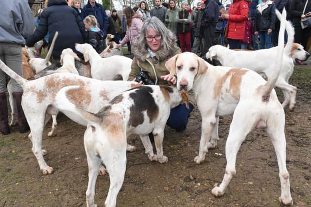 Blankney Hunt meet in East Gate car park, Sleaford. Debbie Johnson EMN-181227-111205001