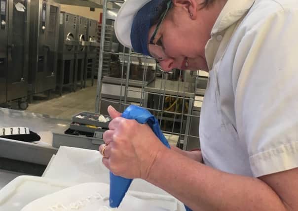 Staff in Lincolnshire's hospitals have been busy preparing food for Christmas. ANL-181221-173002001