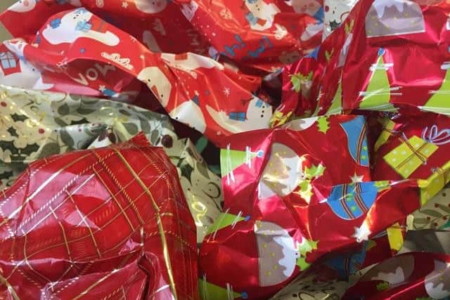 Wrapping paper.
