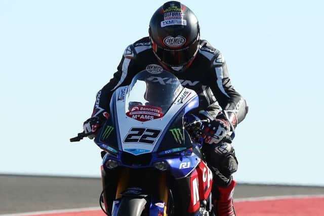 Jason O'Halloran tests his 2019 bike in the warmth of the Spanish sunshine EMN-181230-133314002
