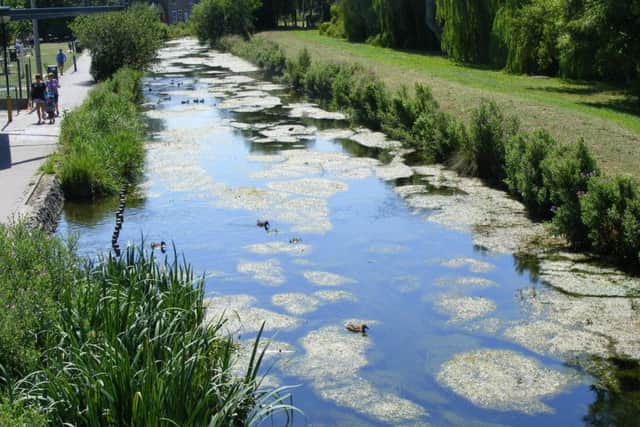 The River Slea in Sleaford. EMN-181228-174041001