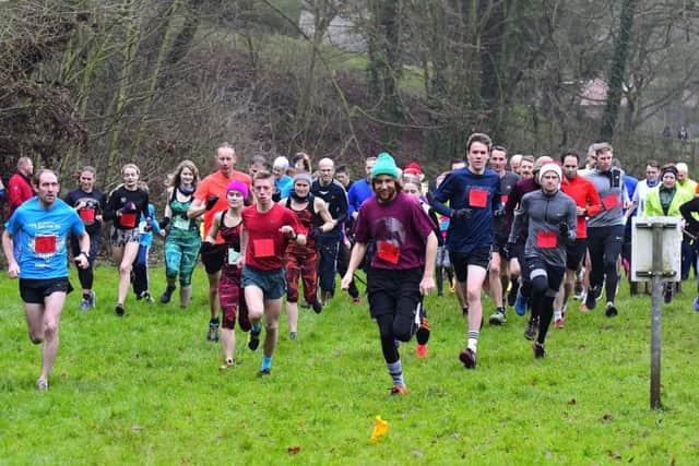 The start of the 2018 Pudding Run. Picture: Graham Stephenson EMN-181230-145652002