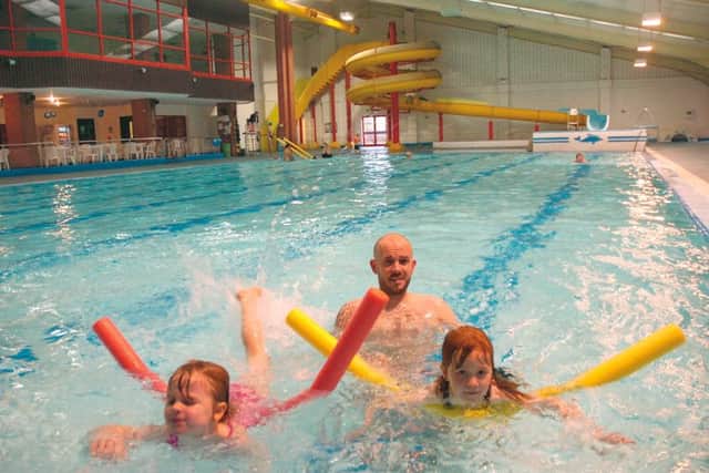 Newly refurbished, Geoff Moulder Leisure Centre at the start of 2009.