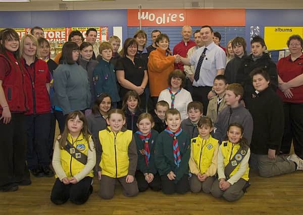 Woolworths closing down in Skegness 10 years ago.