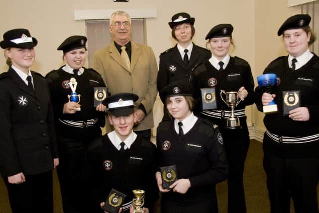 Skegness St John Ambulance cadets 10 years ago.