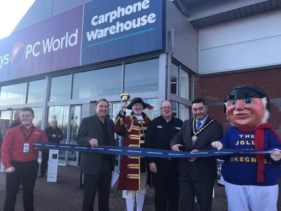 The re-opening of the Currys store in Skegness last year after its Â£500k refit. ANL-190301-110655001