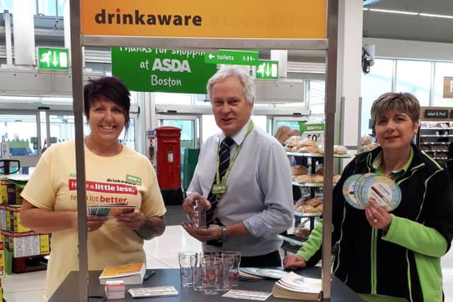 Asda in Boston is teaming up with the Drinkaware charity.