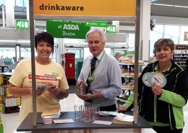 Asda in Boston is teaming up with the Drinkaware charity.