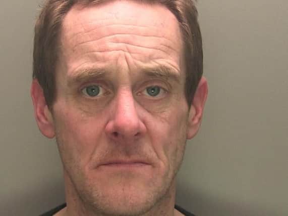 Shaun Overton who has been banned from shops in Boston town centre