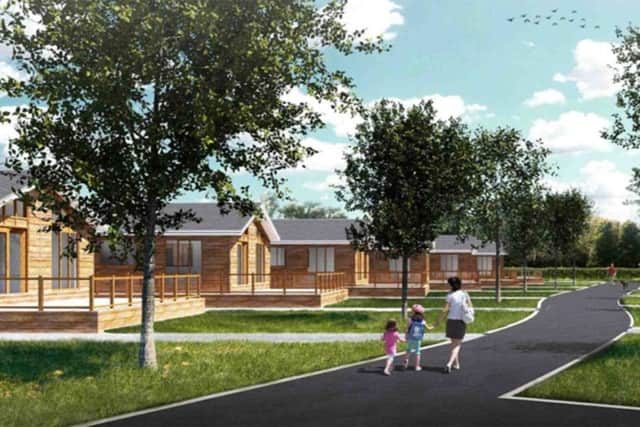 The plans for the luxury lodge park in Louth.