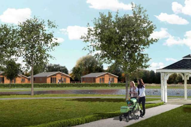 The plans for the luxury lodge park in Louth.