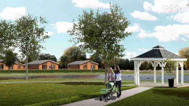 The plans for the luxury lodge park in Louth.