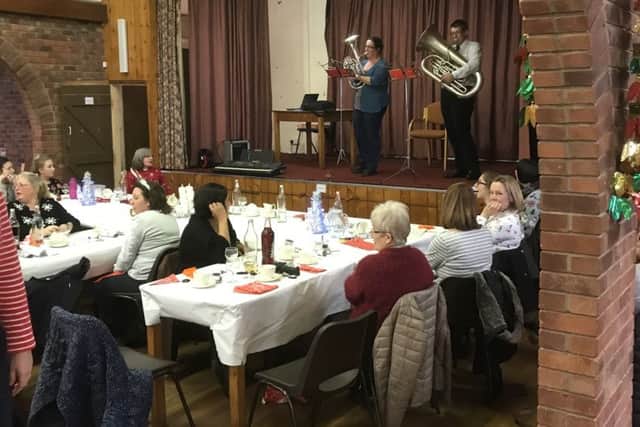 Lunch and entertainment for pupils, staff and governors.