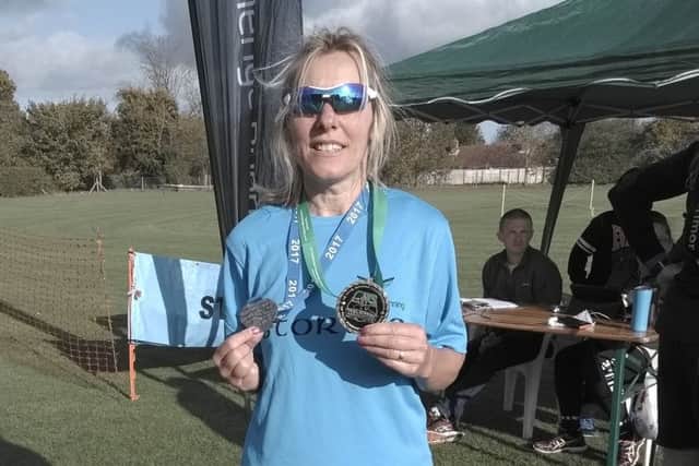 Ploughed fields and navigating the way didn't deter Paula Downing's latest marathon bid EMN-190701-155159002