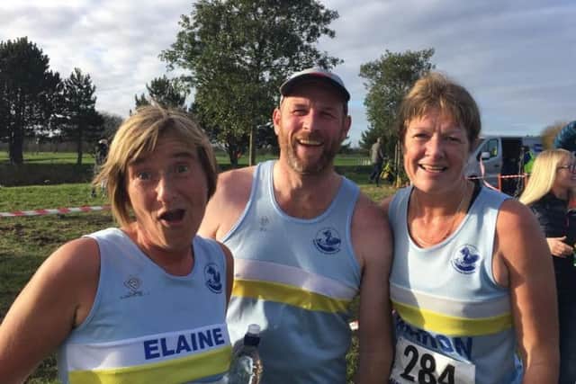 Elaine, Guy and Sharon also completed the seafront challenge EMN-190701-155149002