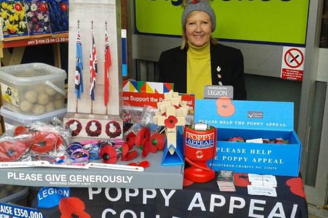 It's a new record - the Spilsby and District Branch of the Royal British Legion is celebrating a record Poppy Appeal in 2018 (following on from a record 2017). Ann Lenton, pictured, helped at both of them.