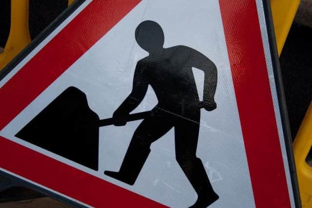 Roadworks.