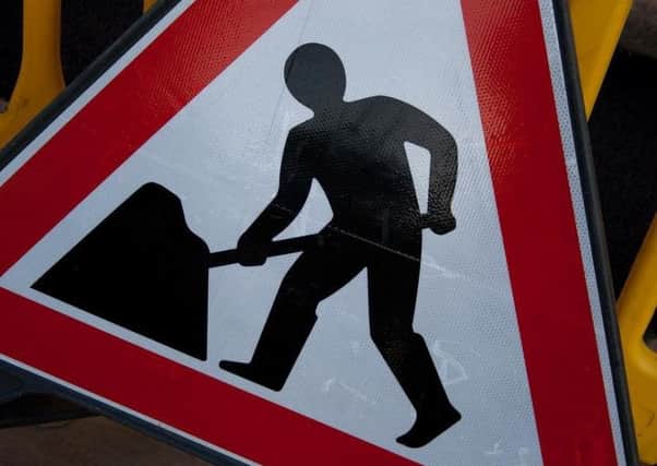 Roadworks.