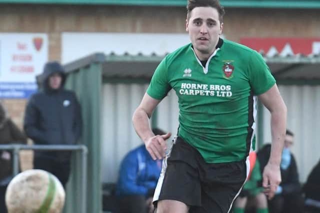 Ryan Oliver made it five goals in four appearances for Sleaford Town this term EMN-190114-170301002