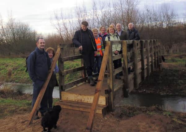 Horncastle Walkers are Welcome at the new 'Sally's Bridge'
