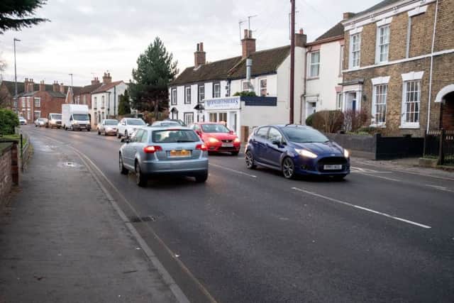 The busy A153 (Boston Road/South Street) which will be re-surfaced