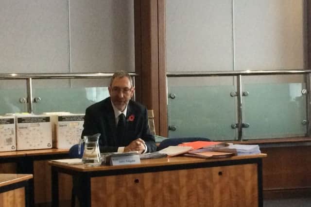 Planning inspector John Felgate