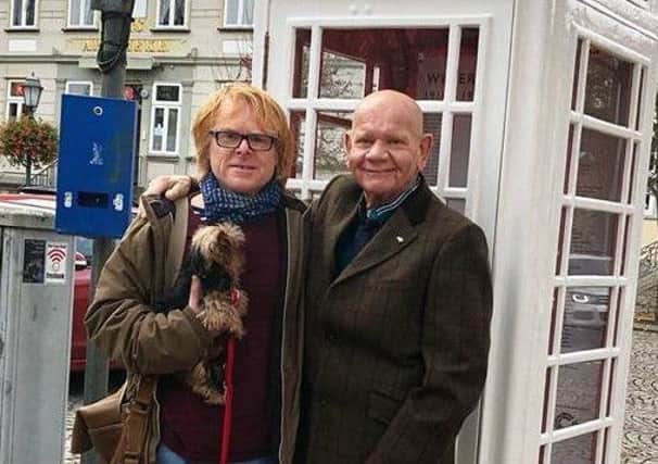 Coun John Byford and Skegness Mayor Coun Sid Dennis in Skegness' twin town Bad Gandersheim. They were there as ambassadors for the town during the 100th anniversary commemorations of the end of the First World War and also for the reading of the names of the fallen displayed in the telephone box exhibit designed by artist Coun Byford. ANL-190901-170652001