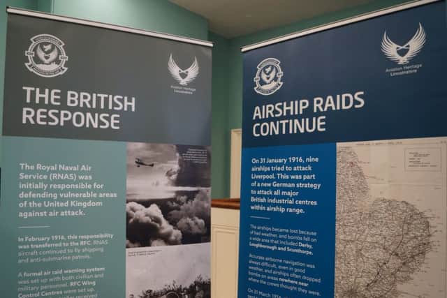 Part of the Bastion in the Air exhibition which came to Market Rasen in November EMN-191001-160240001
