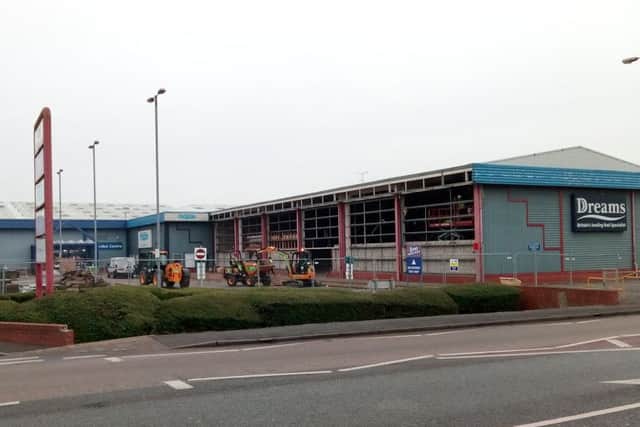The work at Alban Retail Park.