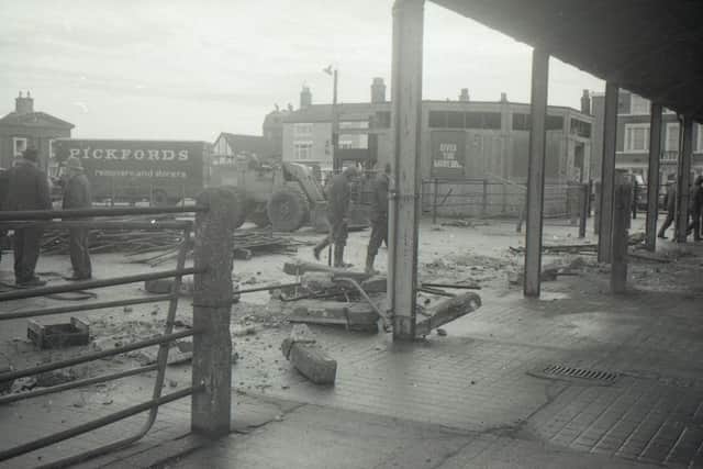 The clearing of Boston's cattle market in 1974.
