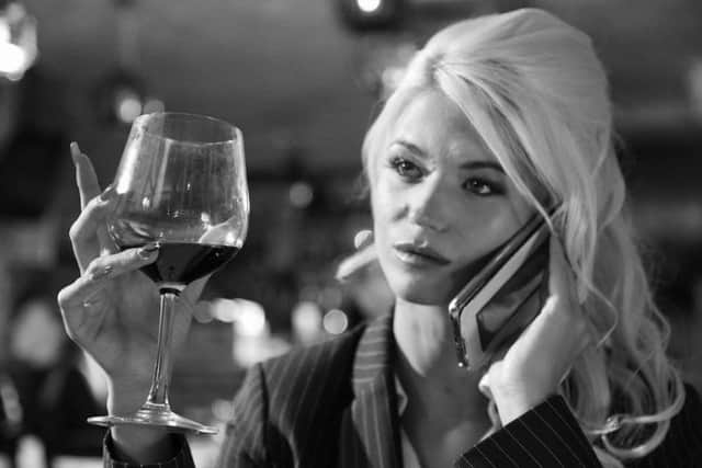 Actress Danielle Harold plays a gangland master in the movie being shot in Skegness, Innocent Candy. ANL-191201-083921001