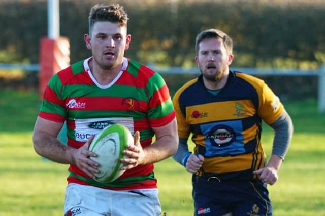 Jake McLoughlin's try promised to be the first of many, but errors cost Rasen dear at Loughborough. Picture courtesy of Jon Staves EMN-190114-101852002