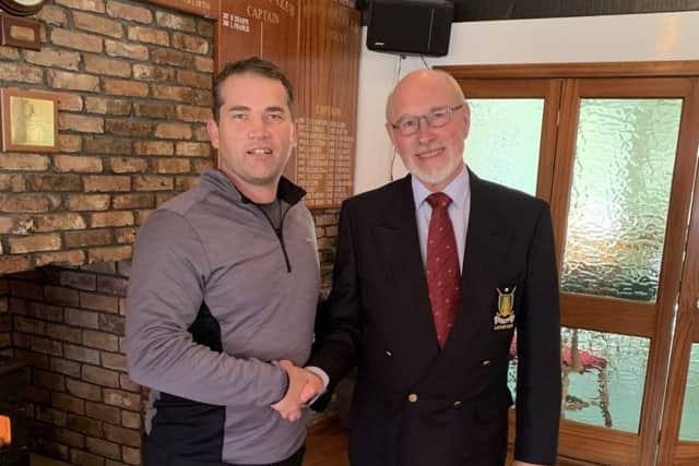 Neil Timby with Philip Sale.