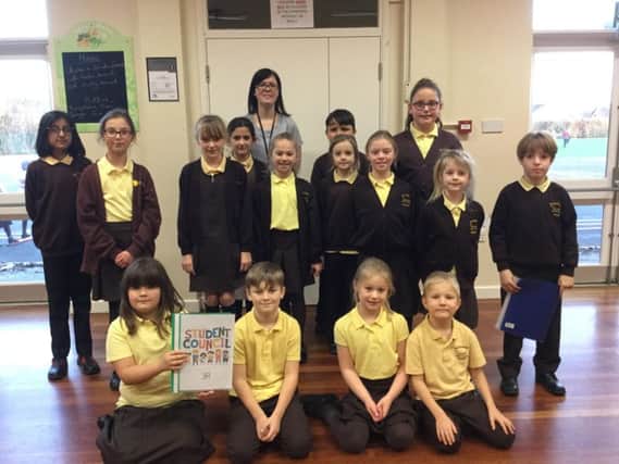 New school council members at the Richmond School in Skegness. ANL-190115-082446001