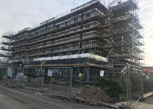 The new Premier Inn in Skegness is on schedule for completion in April.