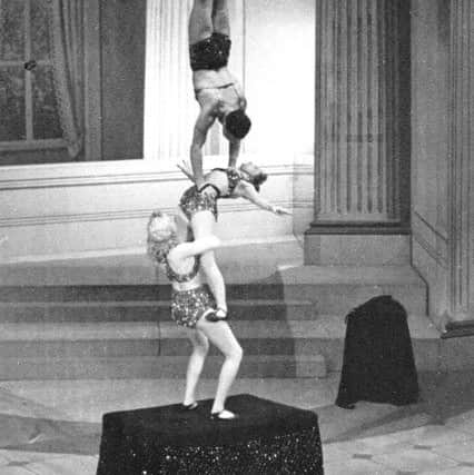 Bea, during her performing days (at the bottom).
