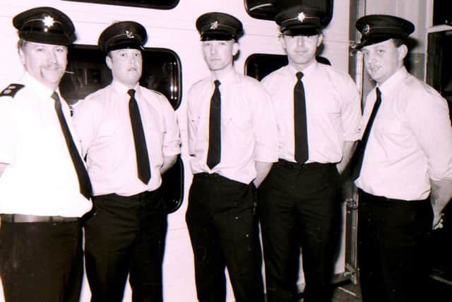 Sleaford and Metheringham fireman back in January 1970. EMN-190117-192207001