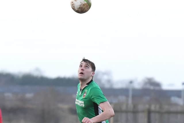 Ryan Oliver was shown a straight red card as two players were sent off in the first half-hour of Saturdays match EMN-190121-165232002