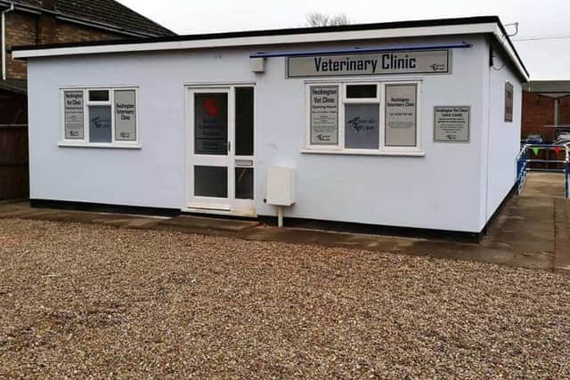 The new Heckington Veterinary Clinic.