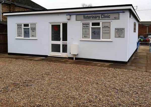 The new Heckington Veterinary Clinic.