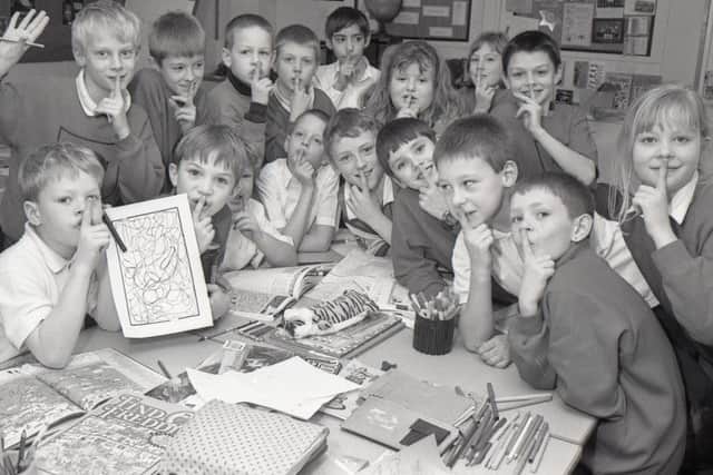 A sponsored silence was held at St Thomas' Primary School, Boston, 20 years ago, helping raise funds for Pilgrim Hospital's MRI scanner fund.