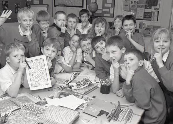 A sponsored silence was held at St Thomas' Primary School, Boston, 20 years ago, helping raise funds for Pilgrim Hospital's MRI scanner fund.
