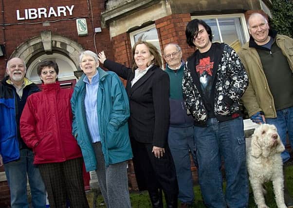 Spilsby Library campaigners 10 years ago.