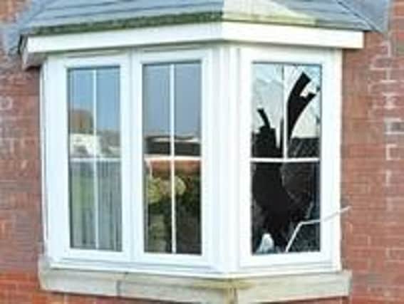 The scene of the burglary in Boston