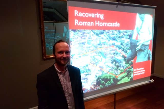 Dr Ian Marshman delivered  a fascinating talk to members of Horncastles History and Heritage Society. Picture: John Fieldhouse.