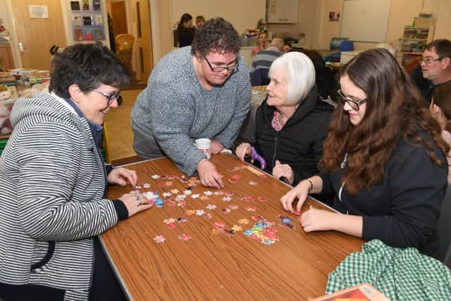 Launch of Intergenerational Group in Spilsby with (from left) Karen Holland, Vicki Ireland, Sylvia Chapman, Jessica Bosworth 15. ANL-190121-143339001