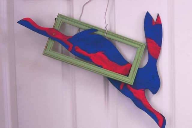 One of the latest creations to appear around the town by Sleaford's Hare Aware artistic campaign group against illegal hare coursing in the countryside. EMN-190129-085850001